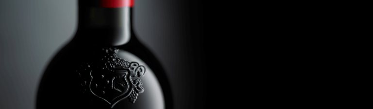 Penfolds wine bottle, red wine